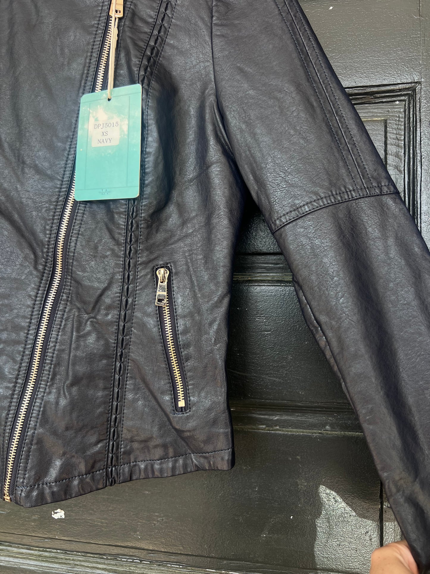 LA Coalition - Navy Leather - XSMALL