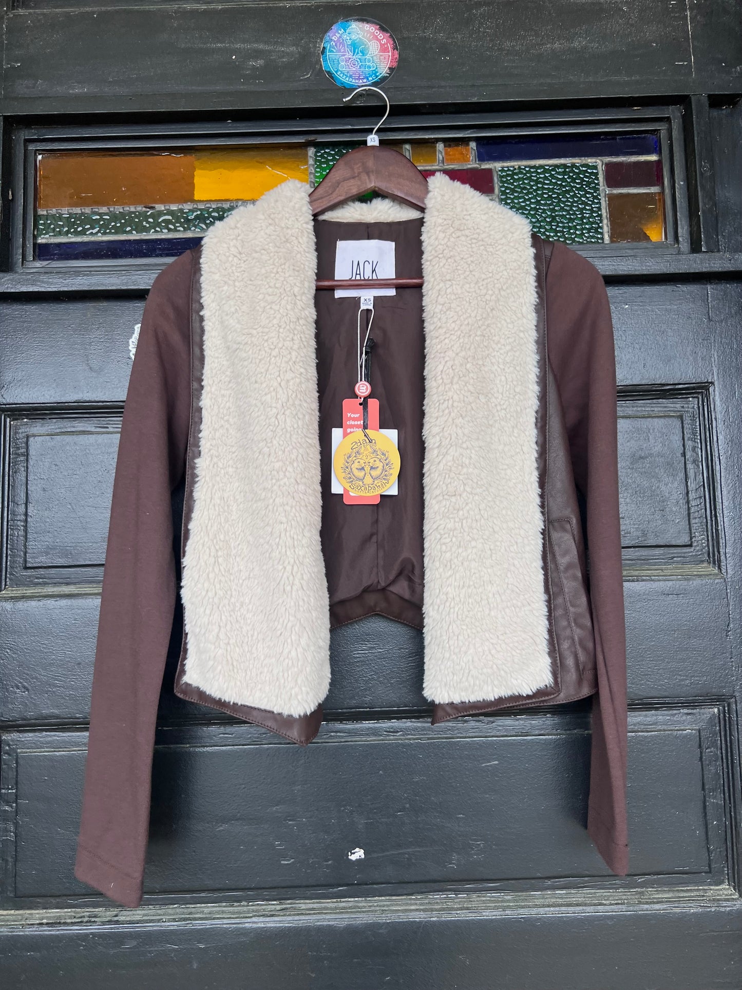 Jack - Brown Shaw W Fur - XSMALL