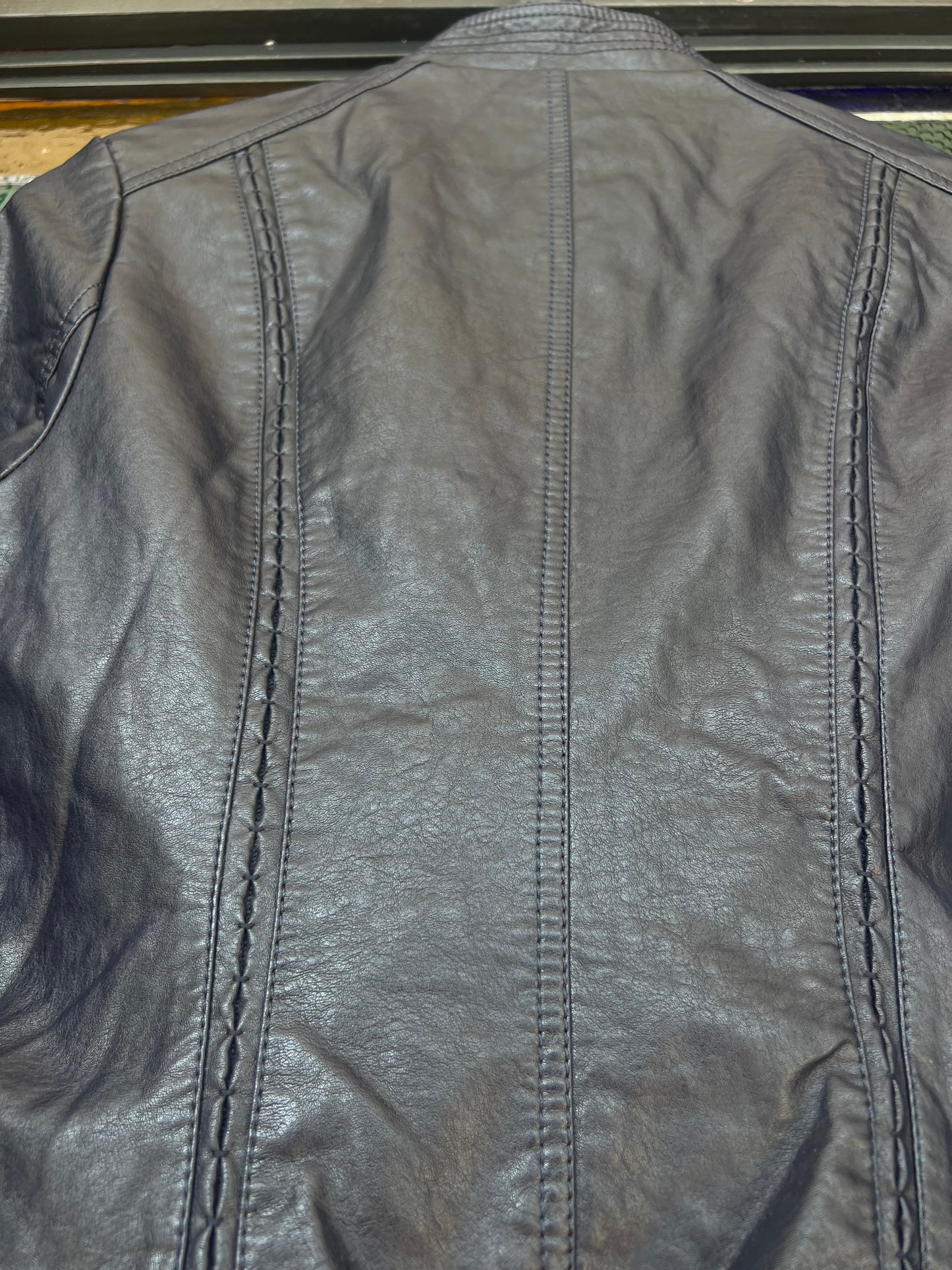 LA Coalition - Navy Leather - XSMALL