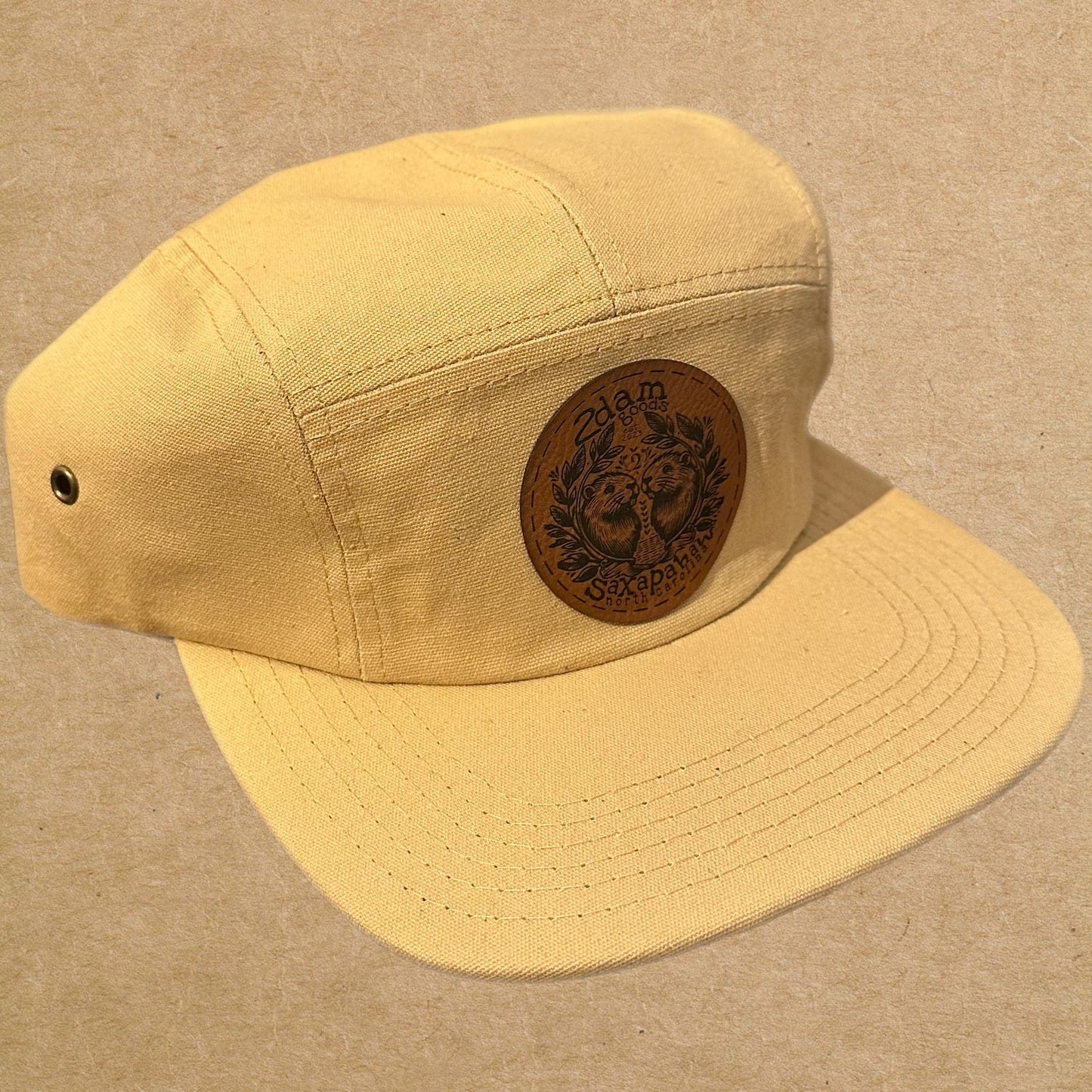 dam good tan five-panel hat