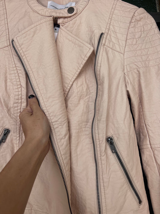Cupcakes and Cashmere - Baby Pink Leather - SMALL