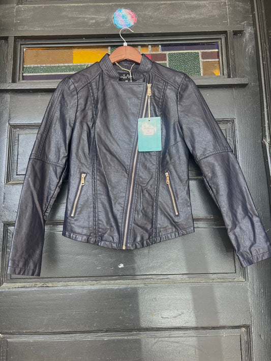 LA Coalition - Navy Leather - XSMALL