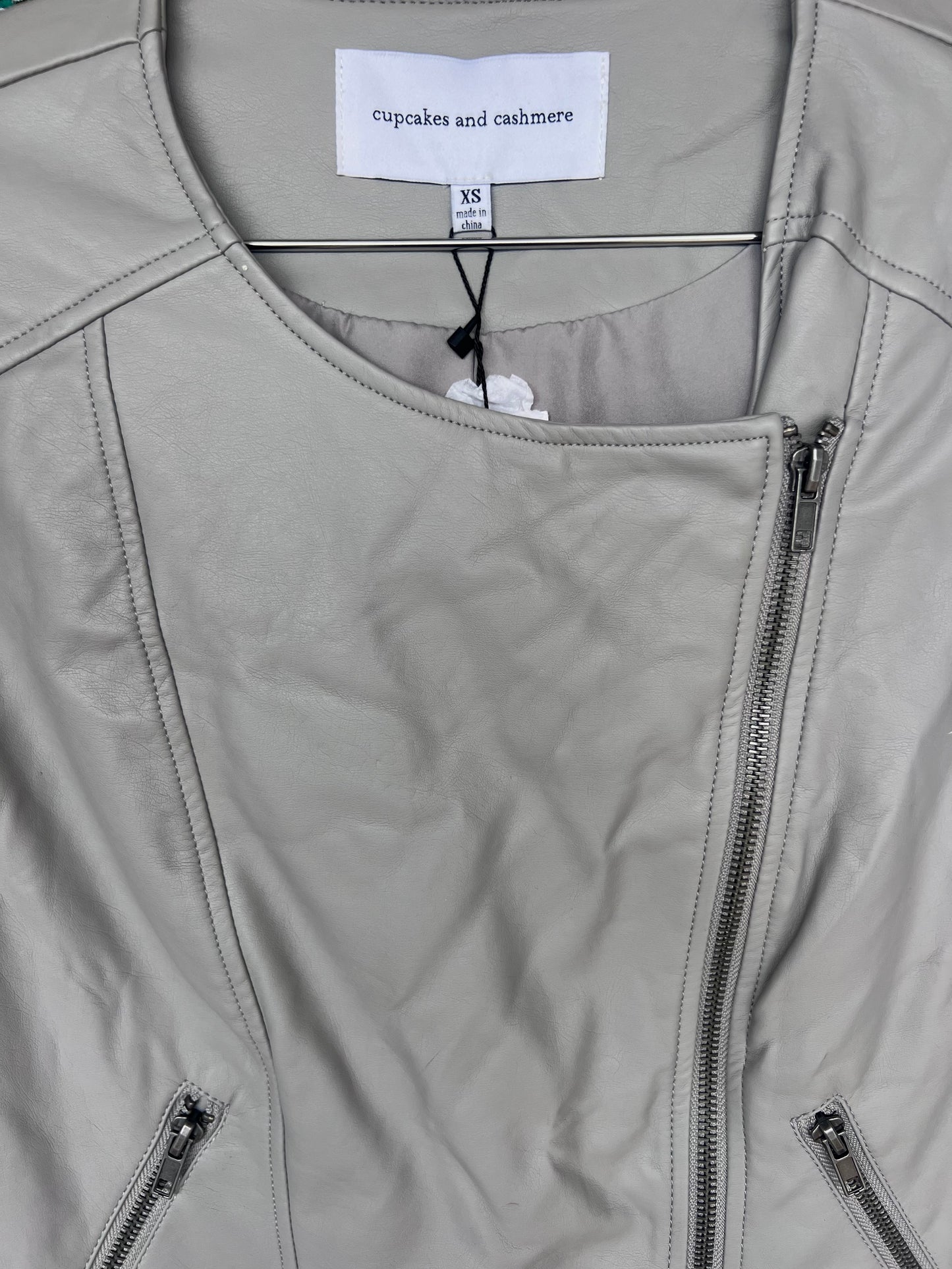 Cupcakes and Cashmere - Grey Leather - XSMALL