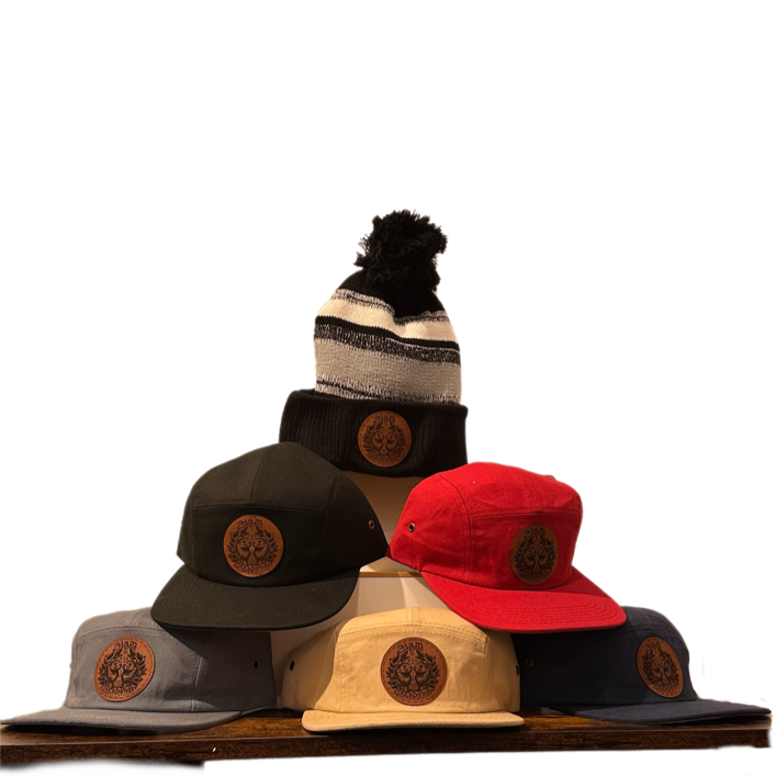 dam good navy blue five-panel hat